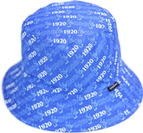 Big Boy Zeta Phi Beta Divine 9 S145 Reversible Womens Bucket Hat [Black/Royal Blue]