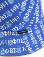 Big Boy Phi Beta Sigma Divine 9 S145 Reversible Mens Bucket Hat [Black/Royal Blue]