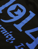 Big Boy Phi Beta Sigma Divine 9 S4 Mens Long Sleeve Tee [Black]