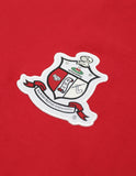 Big Boy Kappa Alpha Psi Divine 9 S4 Mens Long Sleeve Tee [Crimson Red]