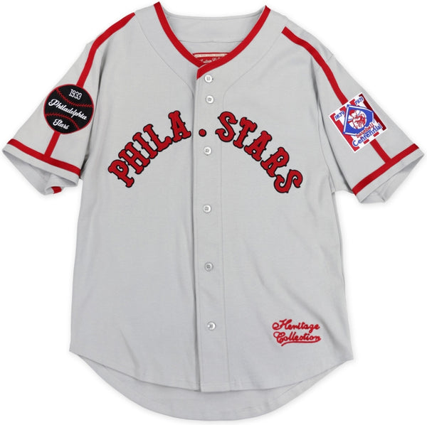 Big Boy Philadelphia Stars S2 Heritage Mens Baseball Jersey [Grey]