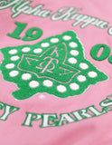 Big Boy Alpha Kappa Alpha Divine 9 S4 Womens Wool Jacket [Pink]