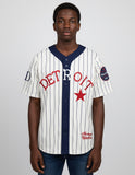 Big Boy Detroit Stars S2 Heritage Mens Baseball Jersey [Ivory White]