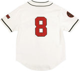 Big Boy Birmingham Black Barons S2 Heritage Mens Baseball Jersey [Ivory White]