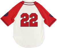 Big Boy Kansas City Monarchs Buck O'Neil No. 22 Replica Mens Baseball Jersey [White/Red]