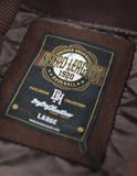 Big Boy Negro Leagues Commemorative S10 Mens Wool Baseball Jacket [Brown]