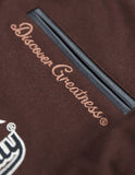 Big Boy Negro Leagues Commemorative S10 Mens Wool Baseball Jacket [Brown]