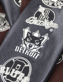 Big Boy Negro Leagues Commemorative S10 Mens Wool Baseball Jacket [Brown]
