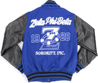 Big Boy Zeta Phi Beta Divine 9 S4 Womens Wool Jacket [Royal Blue]