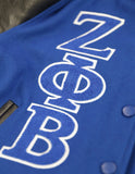 Big Boy Zeta Phi Beta Divine 9 S4 Womens Wool Jacket [Royal Blue]