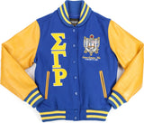 Big Boy Sigma Gamma Rho Divine 9 S4 Womens Wool Jacket [Royal Blue]