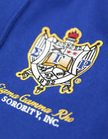 Big Boy Sigma Gamma Rho Divine 9 S4 Womens Wool Jacket [Royal Blue]