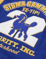 Big Boy Sigma Gamma Rho Divine 9 S4 Womens Wool Jacket [Royal Blue]