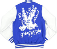 Big Boy Zeta Phi Beta Divine 9 Womens Fleece Jacket [Royal Blue]