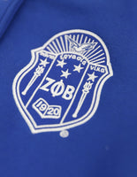 Big Boy Zeta Phi Beta Divine 9 Womens Fleece Jacket [Royal Blue]