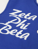 Big Boy Zeta Phi Beta Divine 9 Womens Fleece Jacket [Royal Blue]