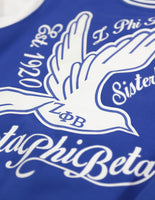 Big Boy Zeta Phi Beta Divine 9 Womens Fleece Jacket [Royal Blue]