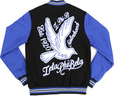 Big Boy Zeta Phi Beta Divine 9 Womens Fleece Jacket [Black]