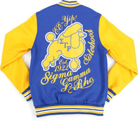 Big Boy Sigma Gamma Rho Divine 9 Womens Fleece Jacket [Royal Blue]