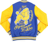 Big Boy Sigma Gamma Rho Divine 9 Womens Fleece Jacket [Royal Blue]