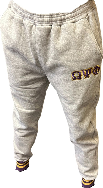 Buffalo Dallas Omega Psi Phi Sweatpants [Grey]