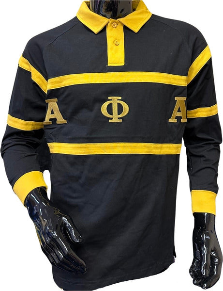 Buffalo Dallas Alpha Phi Alpha Rugby Shirt [Long Sleeve - Black]