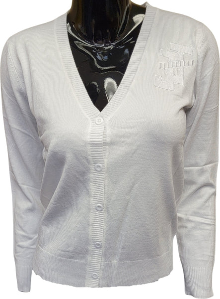 Buffalo Dallas Jack And Jill Of America Tone Classic Cardigan [Button Down - White]