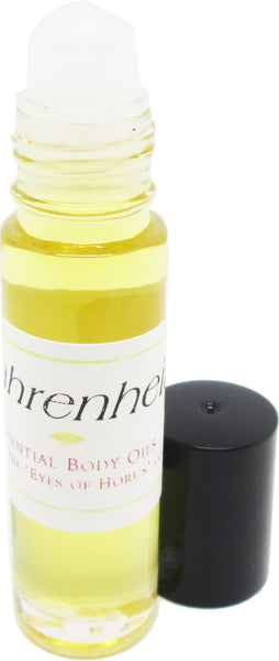 Fahrenheit - Type Scented Body Oil Fragrance [Gold - 1/3 oz. - Clear Glass - Roll-On]