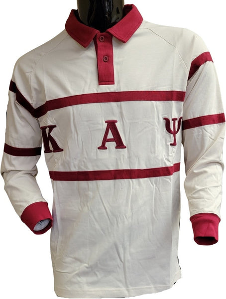 Buffalo Dallas Kappa Alpha Psi Rugby Shirt [Long Sleeve - Cream]