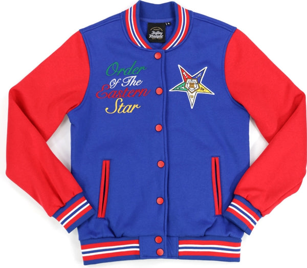 Big Boy Eastern Star Divine Womens Fleece Jacket [Royal Blue]