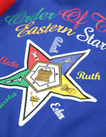Big Boy Eastern Star Divine Womens Fleece Jacket [Royal Blue]
