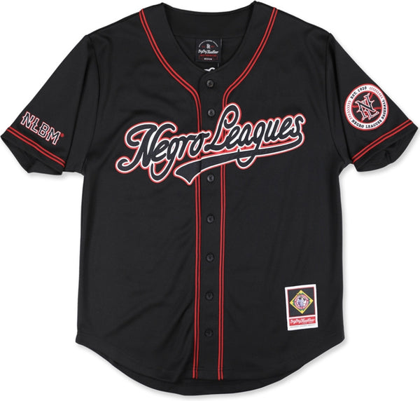 Big Boy Negro Leagues S8 Commemorative Adult Baseball Jersey [Black]