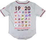 Big Boy Negro Leagues S8 Commemorative Adult Baseball Jersey [Grey]