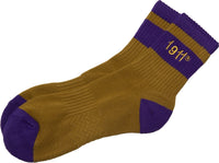 Omega Psi Phi Quarter Socks [Old Gold]