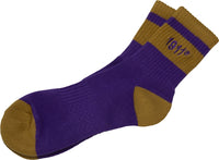 Omega Psi Phi Quarter Socks [Purple]