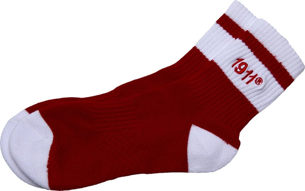 Kappa Alpha Psi Quarter Socks [Red]