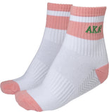 Alpha Kappa Alpha Quarter Socks [White]