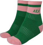 Alpha Kappa Alpha Quarter Socks [Green]