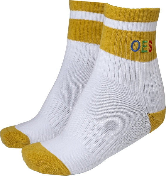Eastern Star Quarter Socks [White]