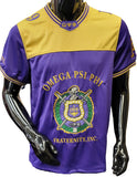 Buffalo Dallas Omega Psi Phi Football Jersey [Purple]