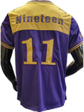 Buffalo Dallas Omega Psi Phi Football Jersey [Purple]
