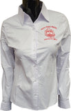 Buffalo Dallas Delta Sigma Theta Button Down Collar Shirt [White - Long Sleeve]