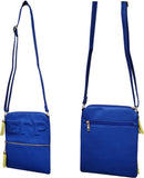 Buffalo Dallas Sigma Gamma Rho Crossbody Bag [Blue - 10"H x 8.5"W x 1.4"D]