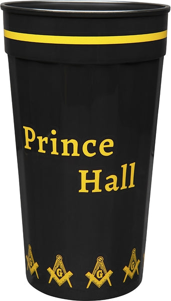 Prince Hall Mason Stadium Cup [Black]