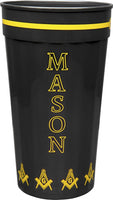 Prince Hall Mason Stadium Cup [Black]