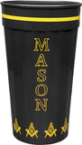 Prince Hall Mason Stadium Cup [Black]