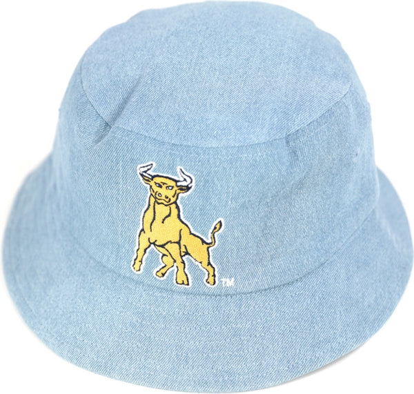 Big Boy Johnson C. Smith Golden Bulls S148 Bucket Hat [Denim Blue]