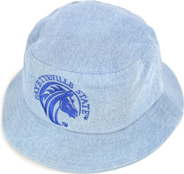 Big Boy Fayetteville State Broncos S148 Bucket Hat [Denim Blue]