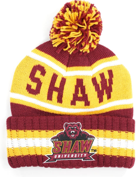 Big Boy Shaw Bears S254 Beanie With Ball [Maroon]