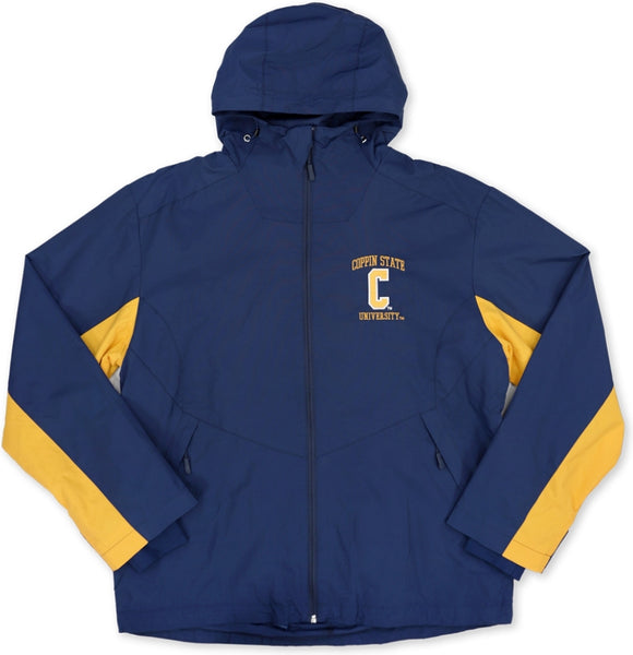 Big Boy Coppin State Eagles S8 Mens Windbreaker Jacket [Navy Blue]
